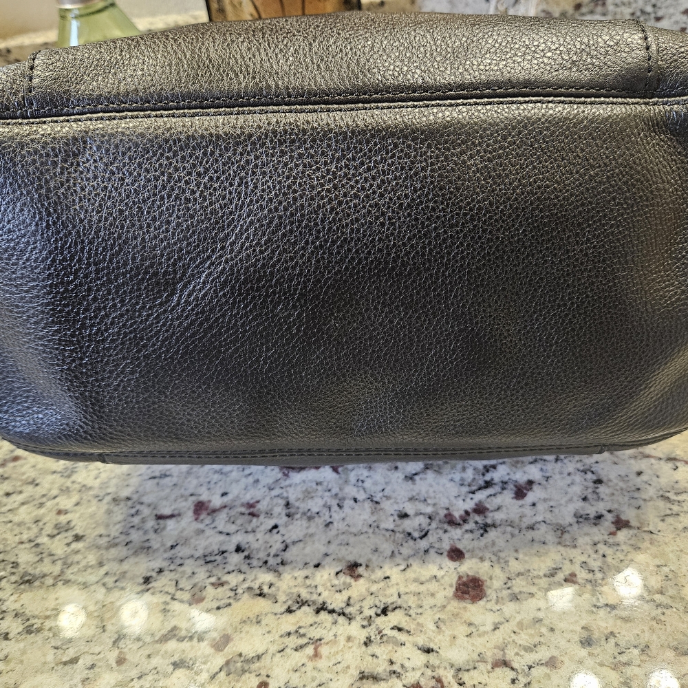 Michael Kors Black Leather Hobo Bag - Picture 6 of 9